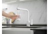 Змішувач для кухні з підключенням до фільтру Luxor Mercury White Granit 3D Pro