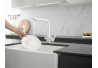 Змішувач для кухні з підключенням до фільтру Luxor Mercury White Granit 3D Pro