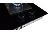 Luxor GI 67 DL Black Booster + металевий куточок для підключення в подарунок, чорна склокераміка
