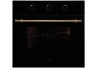 Luxor Qualität 60 GBO Grill Retro Kup BK бронзова ручка + конвектор, чорне скло, чорний