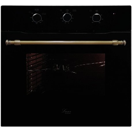 Luxor Qualität 60 GBO Grill Retro Kup BK бронзова ручка + конвектор, чорне скло, чорний