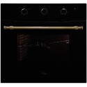 Luxor Qualität 60 GBO Grill Retro Kup BK бронзова ручка + конвектор, чорне скло, чорний