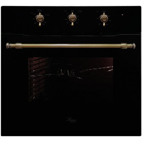 Luxor Qualität 60 GBO Grill Retro Kup BK Vintage Classico + конвектор, чорне скло, чорний