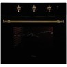 Luxor Qualität 60 GBO Grill Retro Kup BK Vintage Classico + конвектор, чорне скло, чорний