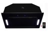 Luxor Stolz 60 LED 1450 m3 BK Sensor LED + пульт управління, скляний фасад, чорне скло, чорна