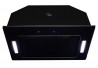 Luxor Stolz 60 LED 1450 m3 BK Sensor LED + пульт управління, скляний фасад, чорне скло, чорна