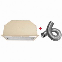 Luxor Air Jet F 60 BG 1450 m3 Mechanic Prof LED + гофра труба у подарунок, бежевий