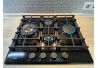 Варильна поверхня газова Luxor Round Vintage 60 Emaille Turbo Wok Italy BK + кругла підставка Wok у подарунок,чорна