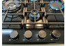 Варильна поверхня газова Luxor Round Vintage 60 Emaille Turbo Wok Italy BK + кругла підставка Wok у подарунок,чорна